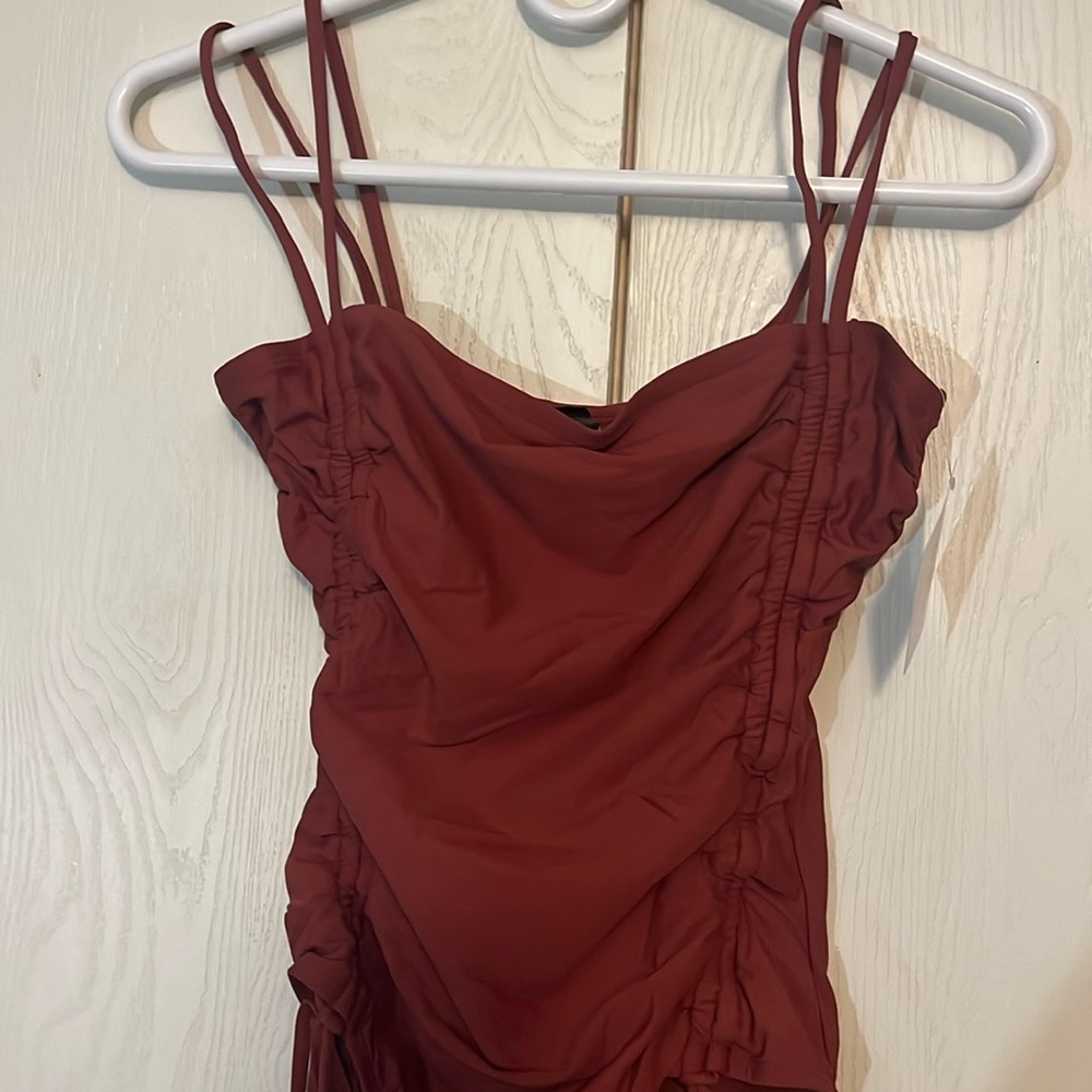 VYB  Shirred One Piece Swimsuit